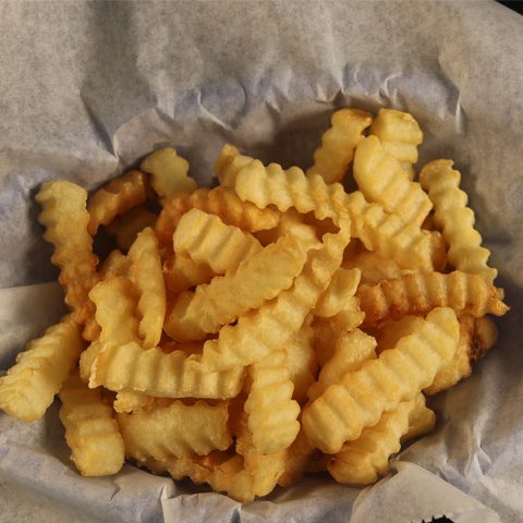 Crinkle french fries